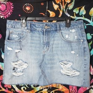 Denim skirt